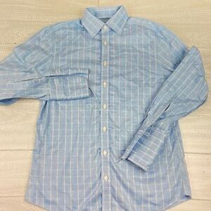 Charles Tyrwhitt Light Blue Plaid Shirt